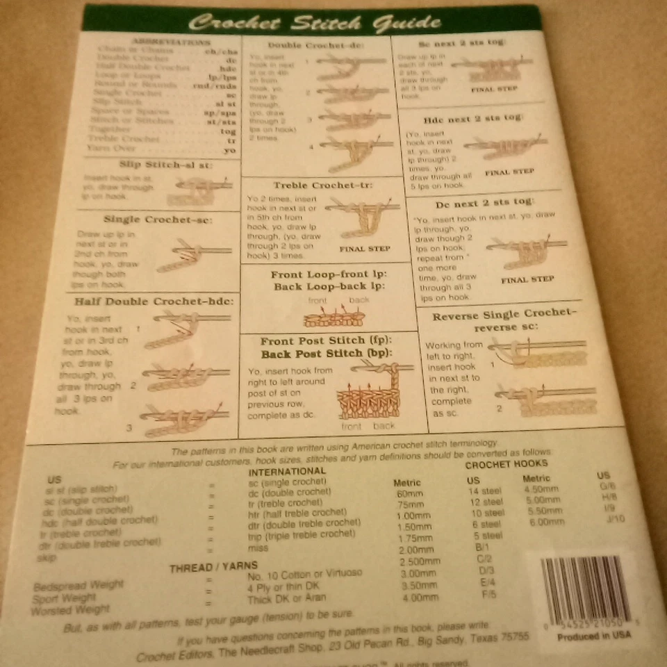 Folleto artesanal The Needlecraft Shop Crochet Piña Finale 2 de Josie Rabier Foto 3 de 4