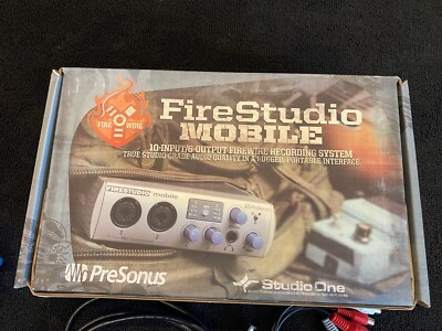 PreSonus FireStudio Mobile Digital Recording Interface complete W/all access