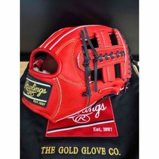  NEW Rawlings HOH 11.5 Infield Right Red GH3PRCK4 Glove Kip Leather