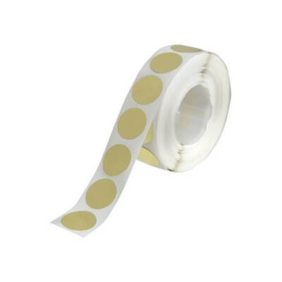 Esselte Quik Stik Self Adhesive Gold Dot Labels 14mm Ideal Use For Labelling