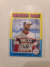2024 Heritage Mini Luis Robert Jr #130 SP Throwback Uniform Variation White Sox