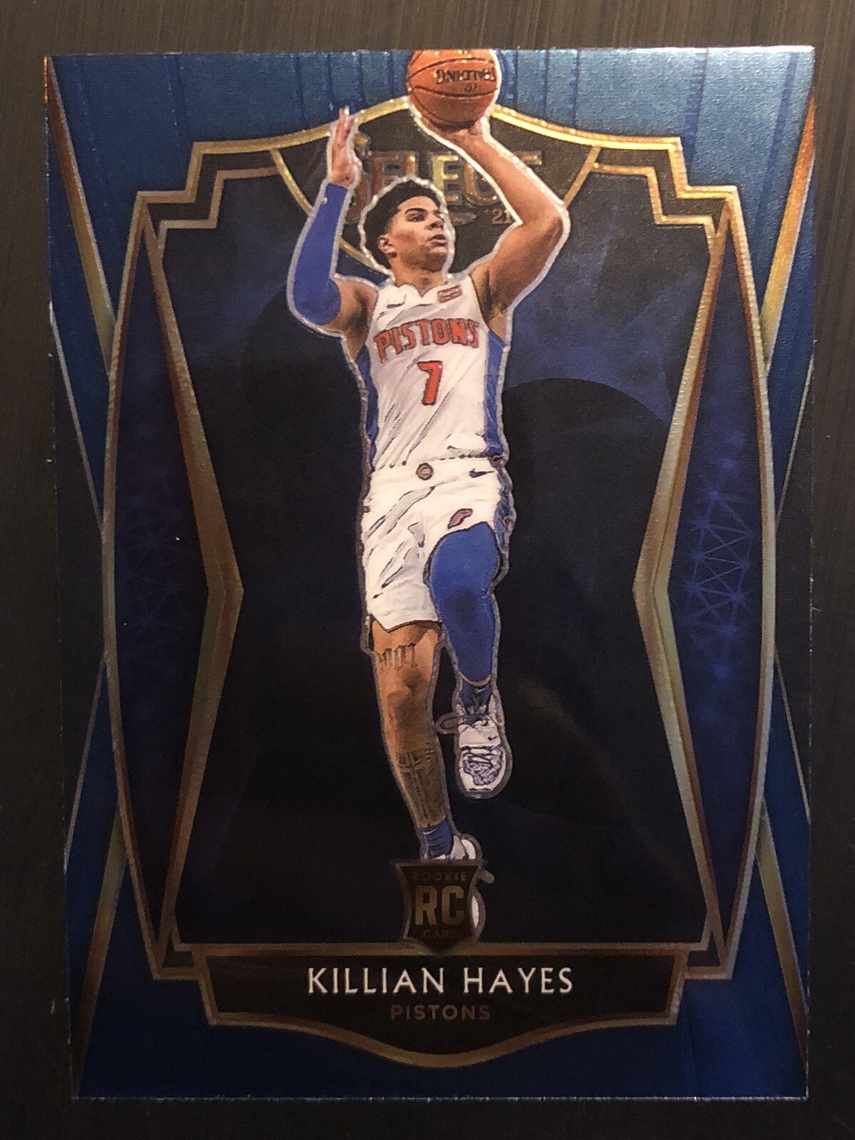 2020-21 Killian Hayes Panini Select Premier Rookie Retail Blue Base
