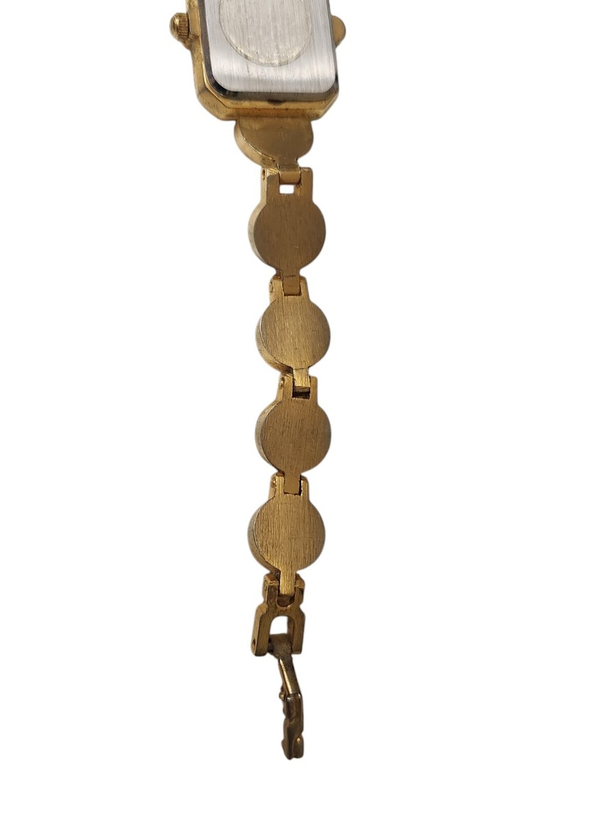 Park Lane Vintage Gold Tone Cubic Zirconia Watch Bracelet 7.5\