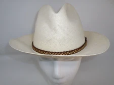 Capas Design Genuine Shantung Hat Size Small Ivory Made in USA