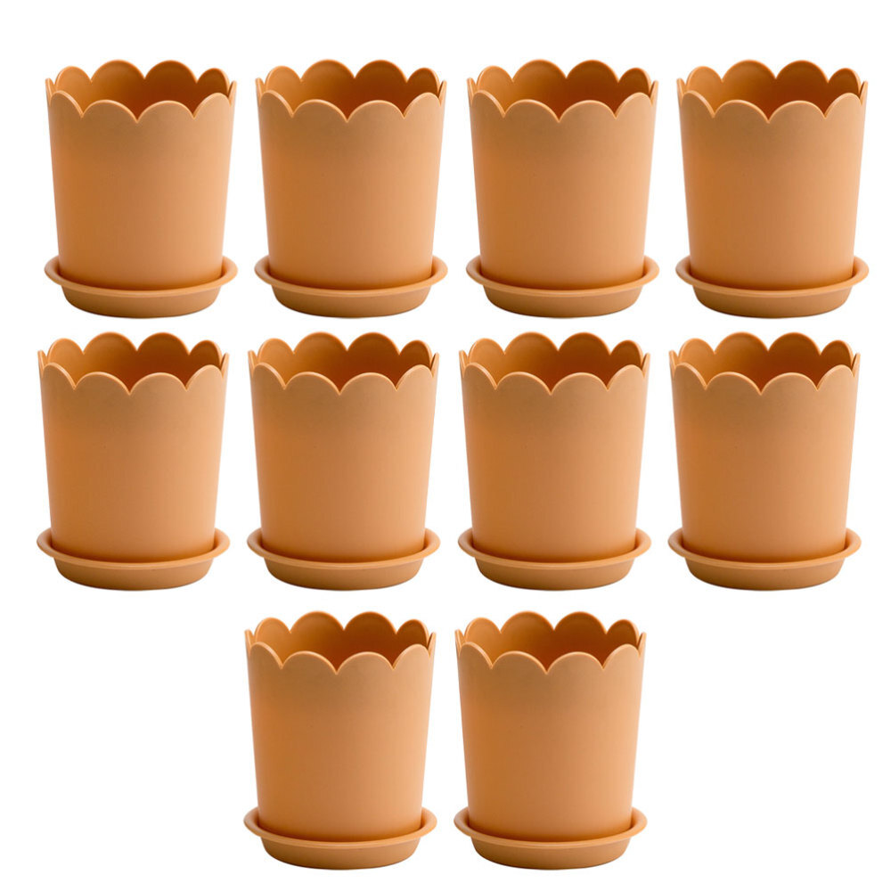 10 Sets Pots Plants Gardening Container Plant Container Nursery Flowerpots