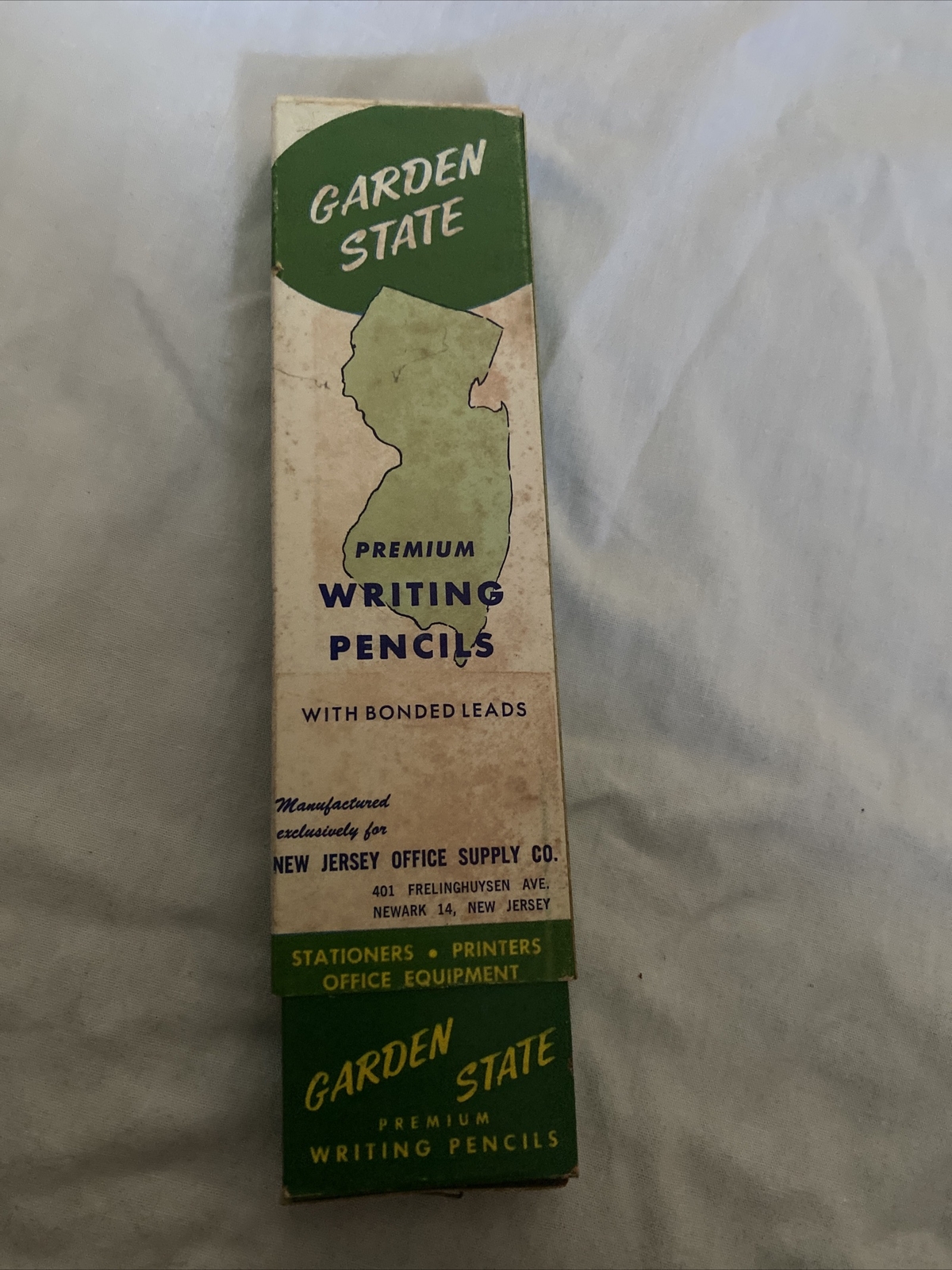Premium Bonded Lead Garden State Writing Pencils Vintage USA Shipper-image