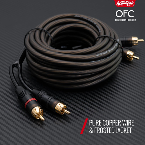 Cinch Audiokabel für Subwoofer oder Stereokabel, 2-Kanal, 20 Fuß - Bild 9 von 12