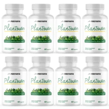 Plantsulin Capsules, Supports Healthy Blood Sugar-8 Bottles