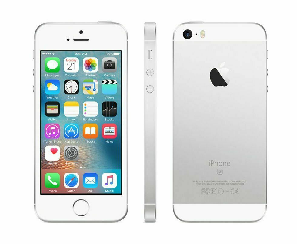 Apple Iphone Se 128gb Silver Unlocked A1723 Cdma Gsm Ca For Sale Online Ebay