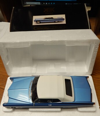 KK DIECAST CADILLAC IN BLUE COLOR NIB 1/18 SCALE 1 OF 500 MADE LQQK
