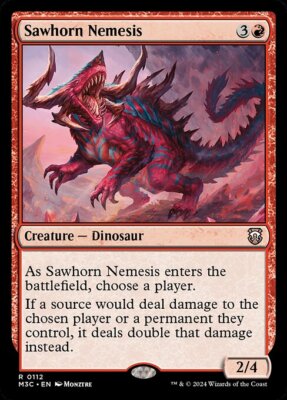MTG - Sawhorn Nemesis (112) - Commander: Modern Horizons 3 - Near