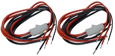 Audiopipe 14 Gauge Male Female 4 Pin Quick Disconnect Plug Set AQK-P214 (2 pack)