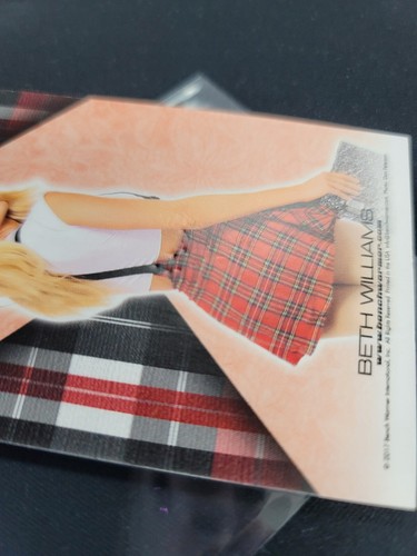 2018 Benchwarmer Beth Williams #5 Hot for Teacher 3/5 DMG - Picture 4 of 4