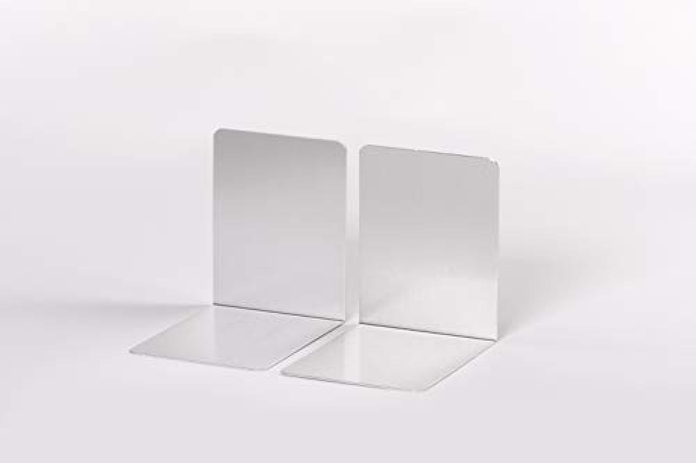 (TG. 10 x 8 x 10 cm) Maul - Fermalibri in alluminio, 80 x 100 x 100 mm - NUOVO