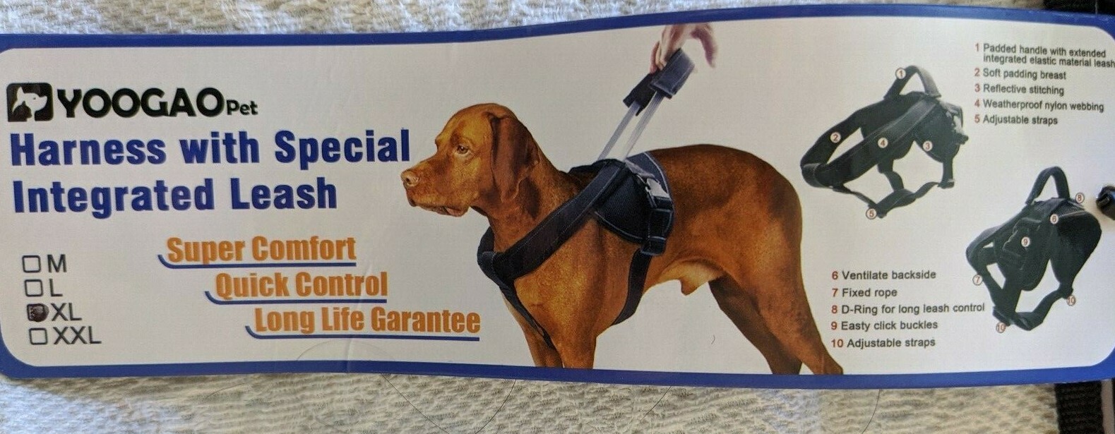 yoga dog heavy duty dog harness