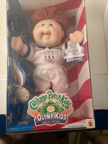 1995 Cabbage Patch Kids Olympikids Mervin Daniel Tennis Special Edition RARE!