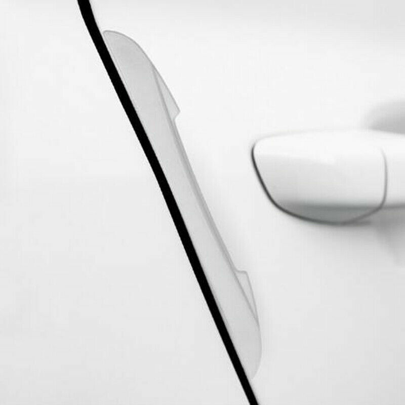 4× White Car Door Edge Scratch Anticollision Protector Guard Strip
