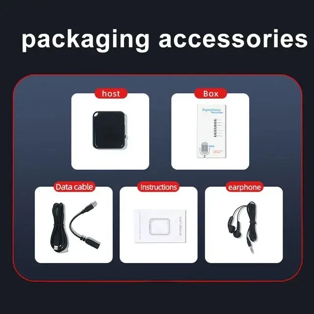 Voice Recorder, TDW 16GB Mini Voice Activated Recorder with Playback Ultra Small - Image 2 of 4