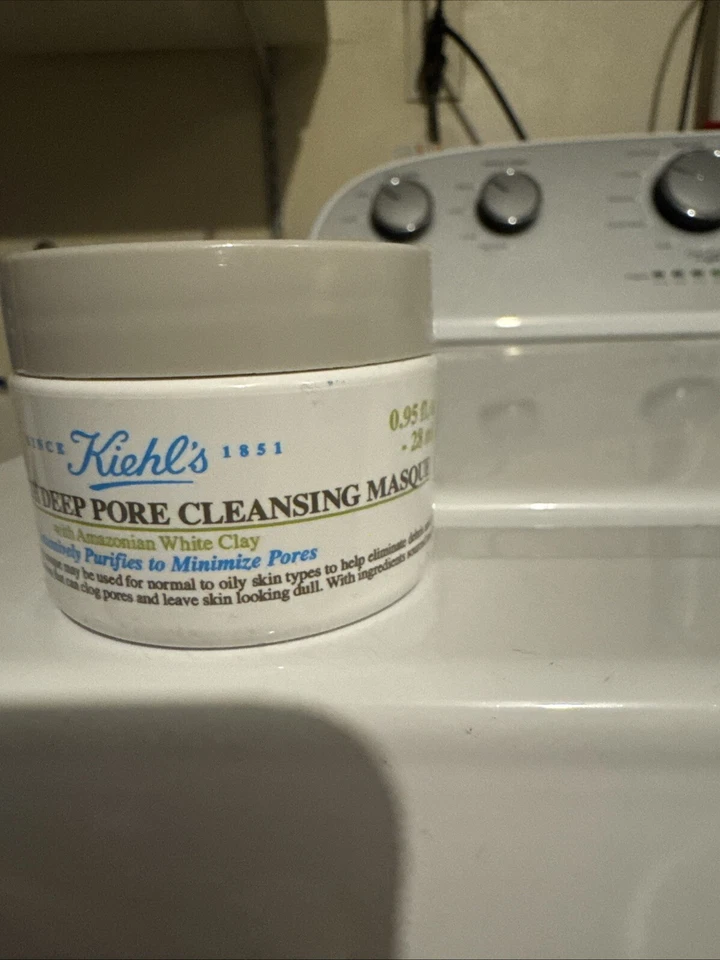 Kiehl's Rare Earth Deep Pore Cleansing Masque Mask w/ White Clay - .95 oz - New - Image 2 of 4