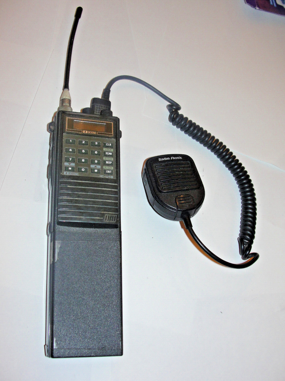 🔥 Vintage ICOM Handheld Radio IC-U16  NICE SET. Available Now for $187.92