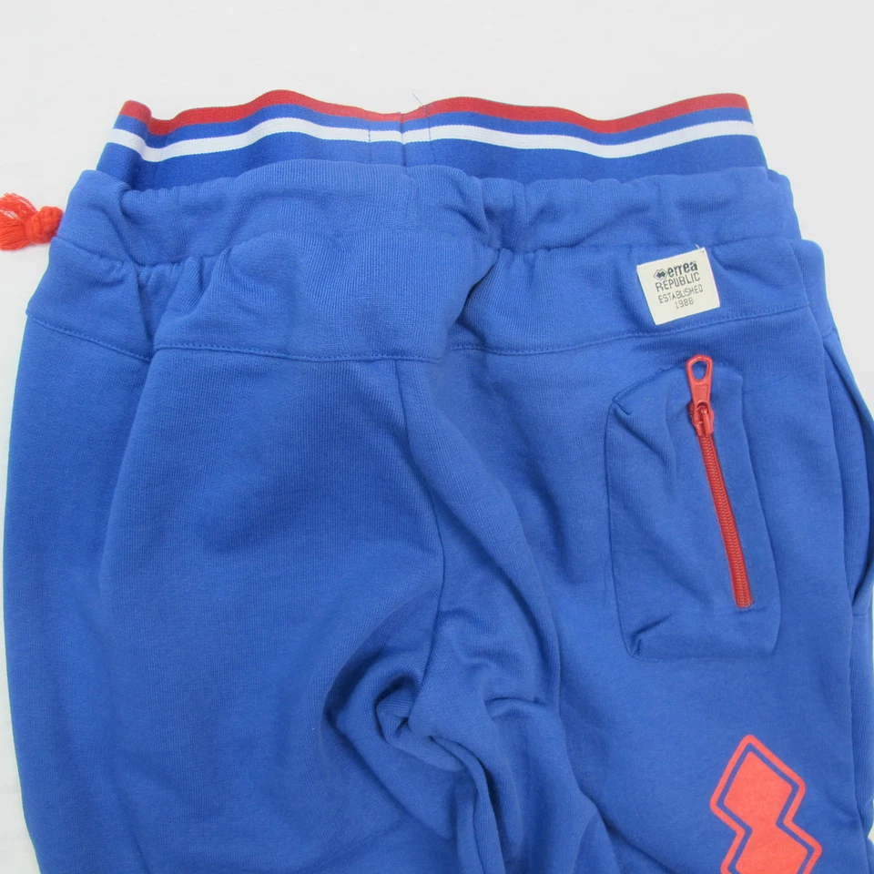 Errea ' Republic Pantalones Hombre Mod.wolf Col. Azul/ Rojo TAMAÑO XS Verano - Imagen 3 de 4