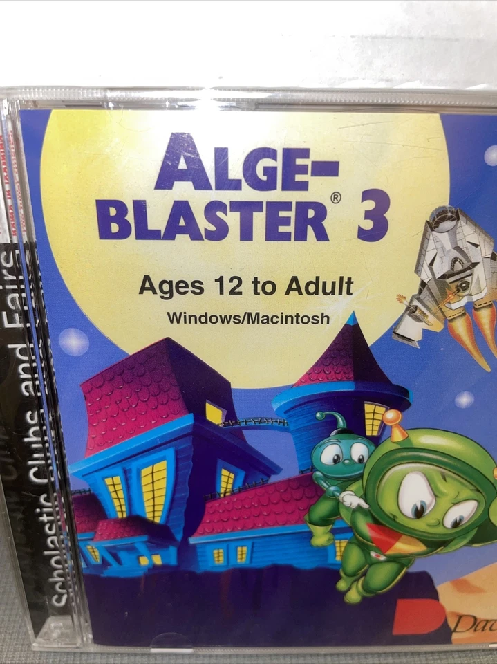 Davidson Alge-Blaster 3 Ages 12 to Adult Windows/Mac CD-ROM New Sealed! - Image 2 of 4