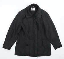 Elegance Womens Black Jacket Size S Zip