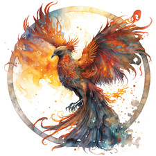 XXL 18X18 cm Autoaufkleber Sticker Phönix Aufkleber