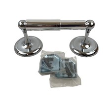 Moen BP5308CH Yorkshire Toilet Paper Holder Standard Chrome Double Post NIB