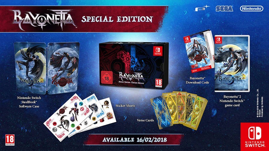 Bayonetta Special Edition Switch北米版 Nintendo Switch BAYONETTA SPECIAL EDITION Game (Works In US
