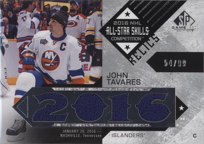 2016-17 SP Game Used - John Tavares #ASB-JT - 1 of 1