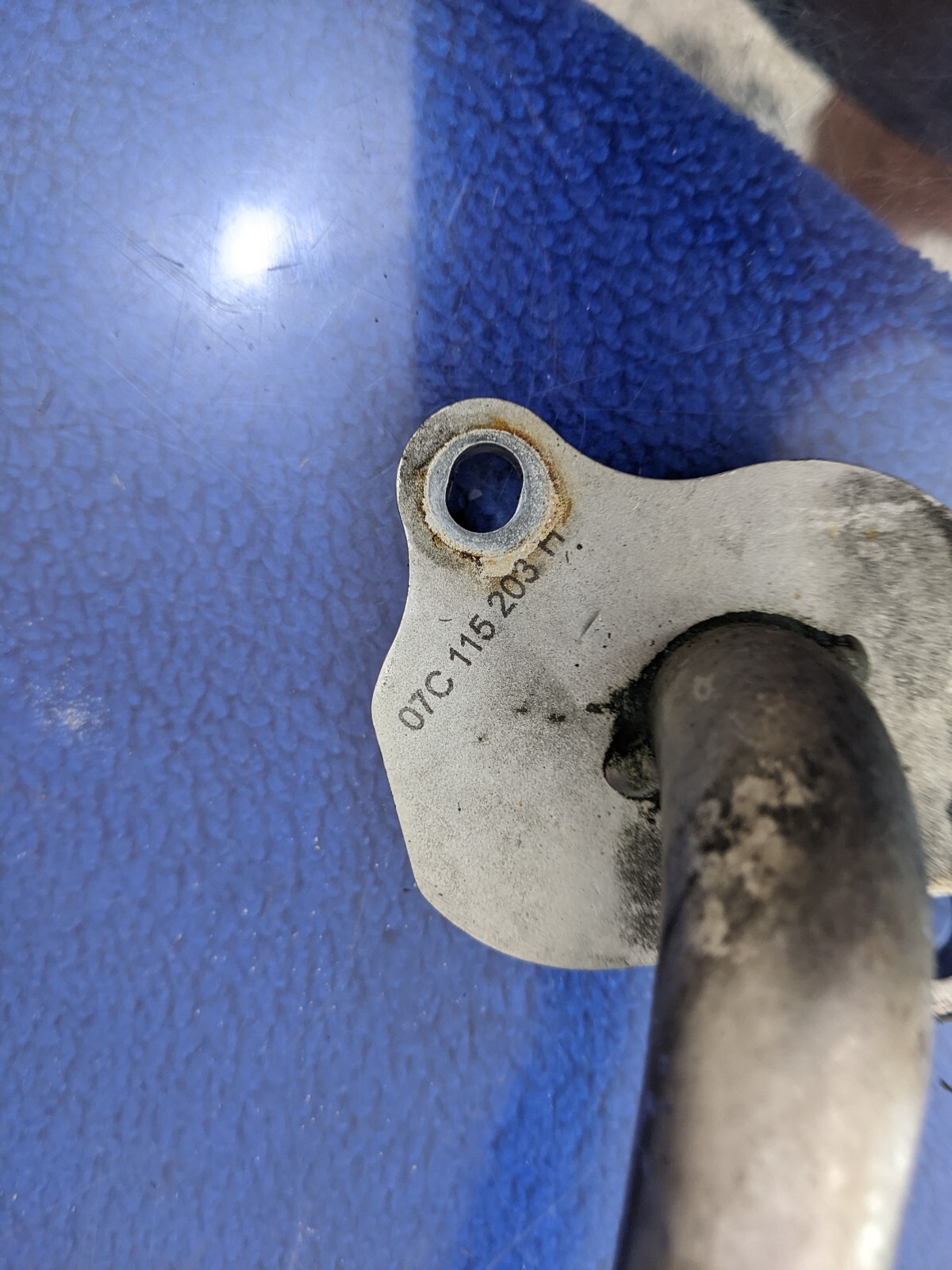 Bentley Continental GT oil crossover pipe tube oem w12