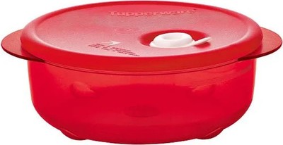 Tupperware Rock n Serve rund 600 ml rot Mikrowellenbehälter mit Ventil NEU OVP