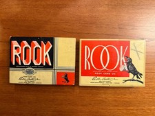 Lot of 2 Vintage Rook Card Games Parker Brothers Rook Card Co 1960s Complete