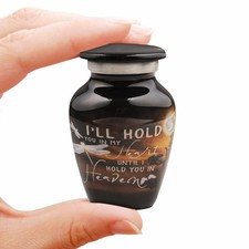 Keepsake Urn for Human Ashes - Mini Moonlight Dragonfly, Holds 3 Cubic Inches