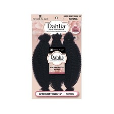 Dahlia 100 Human hair Afro Kinky Bulk 16"