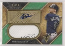 2017 Triple Threads Unity Jumbo Relics Emerald 35/50 Corey Dickerson Auto 0c6