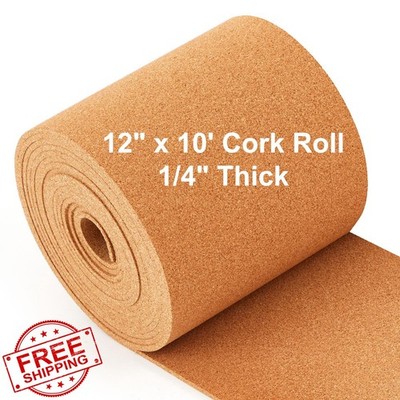 Pangda 12''x10ft 1/4'' Cork Roll