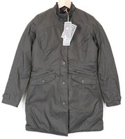 Tucano Urbano Ksandra Damen IT40 Grau Baumwollmischung Moto Jacke Wasserdicht