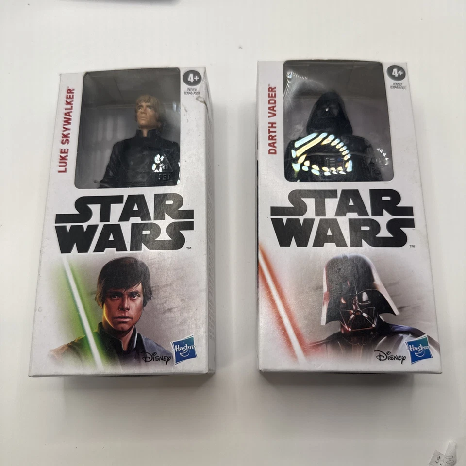 Paquete de figuras de acción de Star Wars (lote de 5), nuevas, 5,5”, Luke, Darth Vader, C-3PO Foto 4 de 4