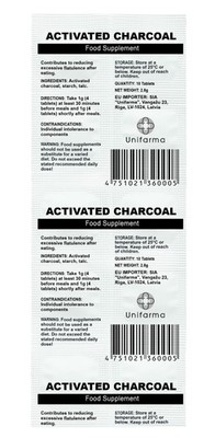 Aktivkohle Magenreinigung Detox 10/20/50/100 Tabletten