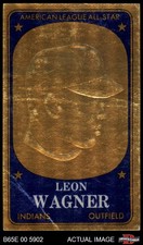 1965 Topps Embossed #31  Leon Wagner  Indians 2 - GOOD