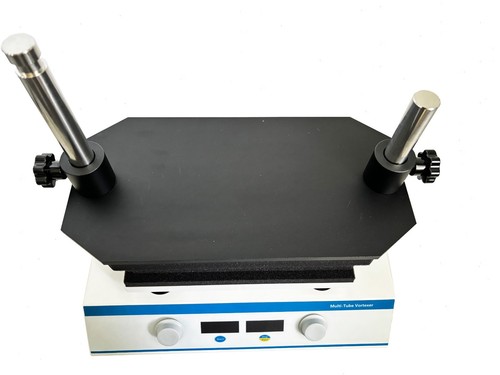 Mixer Vortice Multitubo con Motore Brushless 100-2500RPM Opzionale Test Tube Rack - Foto 4 di 12