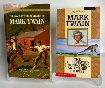 2 Mark Twain paperbacks: Complete Short Stories, Celebrated Jumping Frog