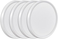 4PK 9 Inch LED Flush Mount Ceiling Light, 18W, 1860LM, 3000K/4000K/6000K CCT ...