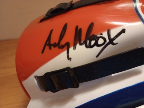Andy Moog Autographed Montreal Canadiens Riddell Mini-Goalie Mask - Picture 3 of 6