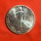 1990 American Silver Eagle 1 oz .999 Fine Silver *855*