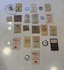 Mechanical Watch Mainsprings Lot For Watch Repair-NY Standard, Illinois, Hampden