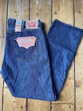 BNWT Y2K 2008 Old Stock Levis 501 Straight Leg Jeans 38W 32L