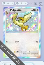 Pokemon TCG POCKET - Pidgeotto Brillante 1⭐, Crisis Extradimensional, Inglés